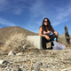 Researcher Maya Almaraz samples soil in a California farm.